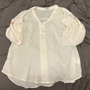 EPRESS WOMENS WHITE BLOUSE